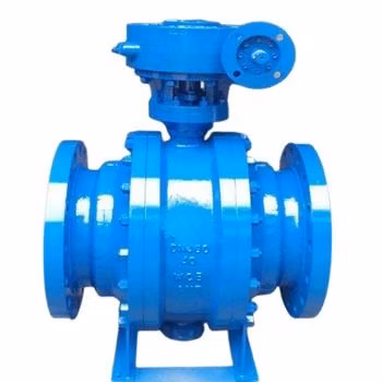 ANSI JIS GB Seiko Cast Steel Stainless Steel High Temperature Resistant Steam Natural Gas Flange Turbine Fixed Ball Valve