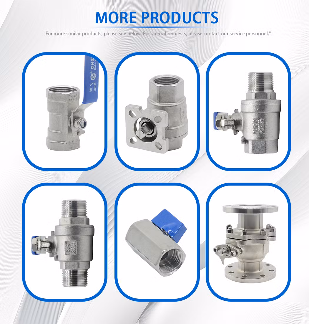 Stainless Steel Industrial Customize Corrosion Resistant Clamp Ball Valve with Soft/Metal Seated