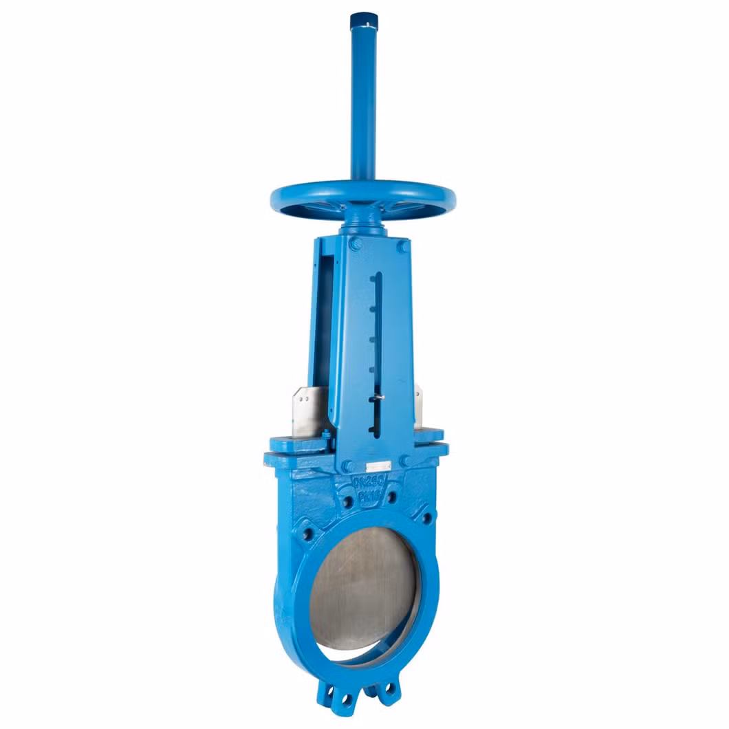 Hand Wheel Manual Operated CF8m Ductile Iron Knife Gate Valve