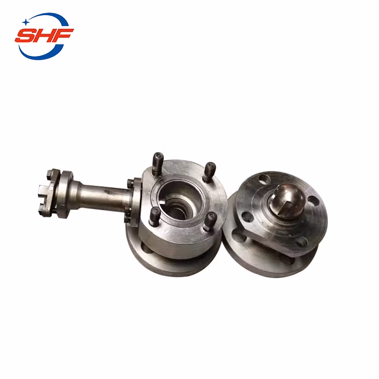 High Temperature Ball Valve Stainless Steel Metal Seat Two Piece Ball Valve with Long Stem