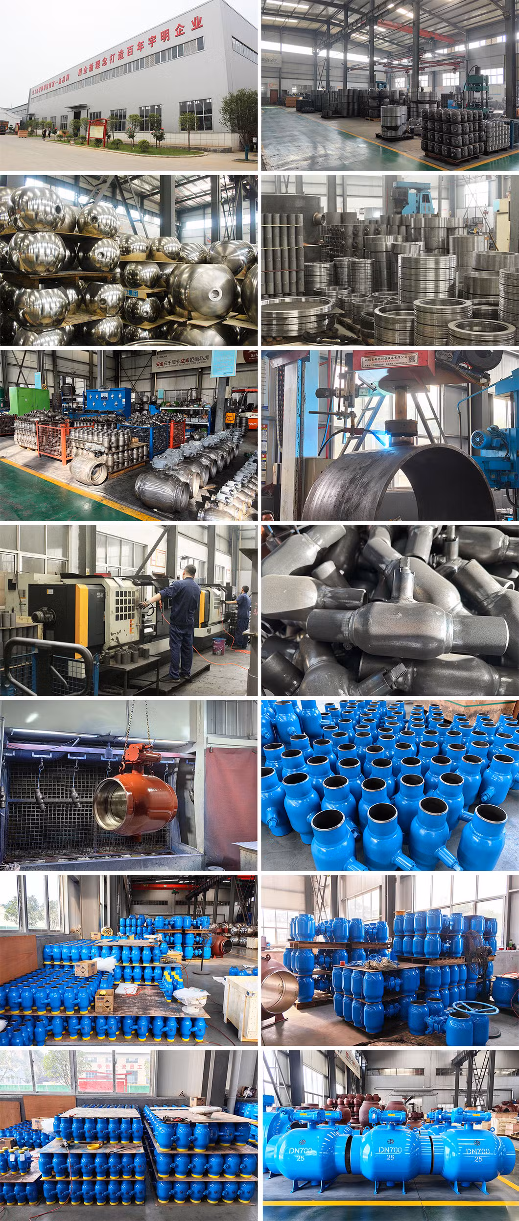Full Port/Reduced Port Heating Worm Gear Flange Fully Welded Fixed Ball Valve