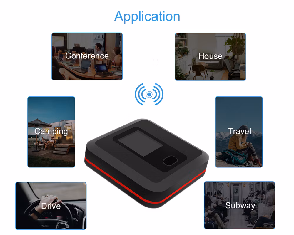 Manufacturer Universal Portable Pocket Hotspot Esim Wireless Mifi with Qualcomm Mdm 9240 Chipset 4G 5g Mobile WiFi Router Frequency Can Be Customized