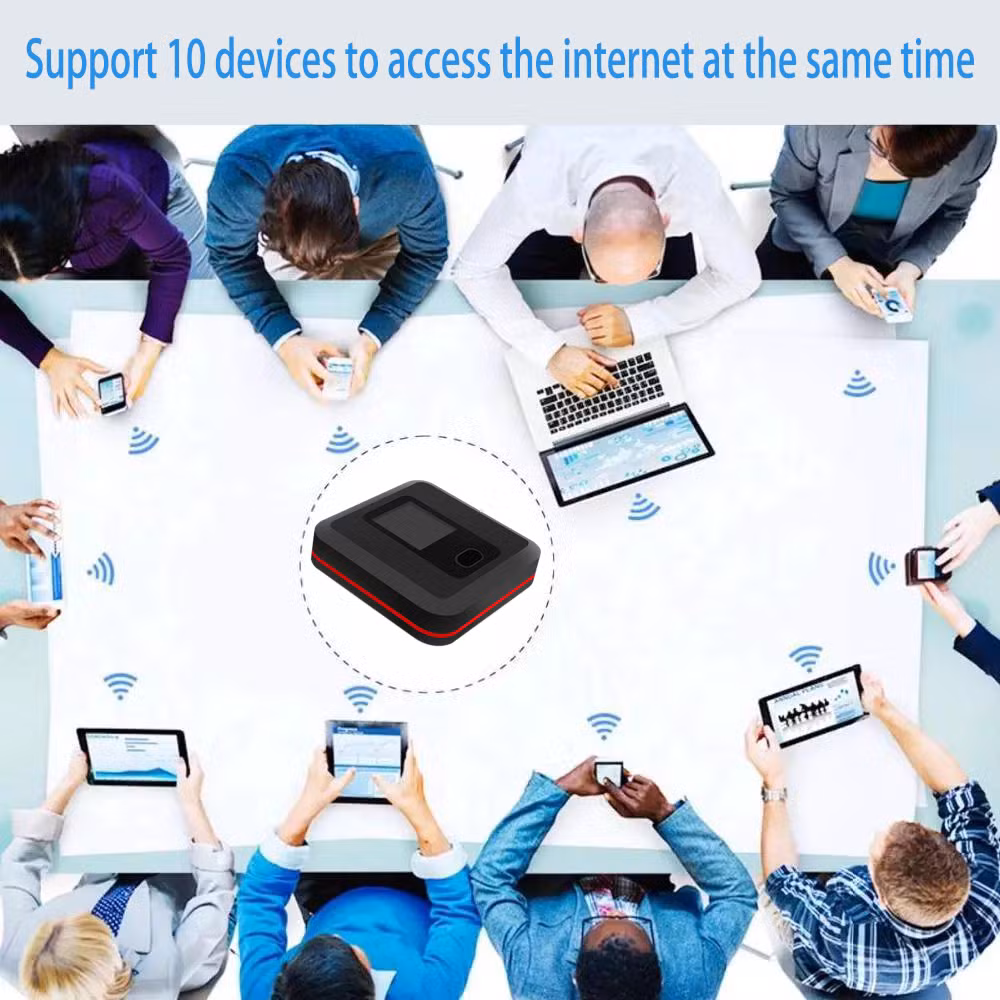 Manufacturer Universal Portable Pocket Hotspot Esim Wireless Mifi with Qualcomm Mdm 9240 Chipset 4G 5g Mobile WiFi Router Frequency Can Be Customized