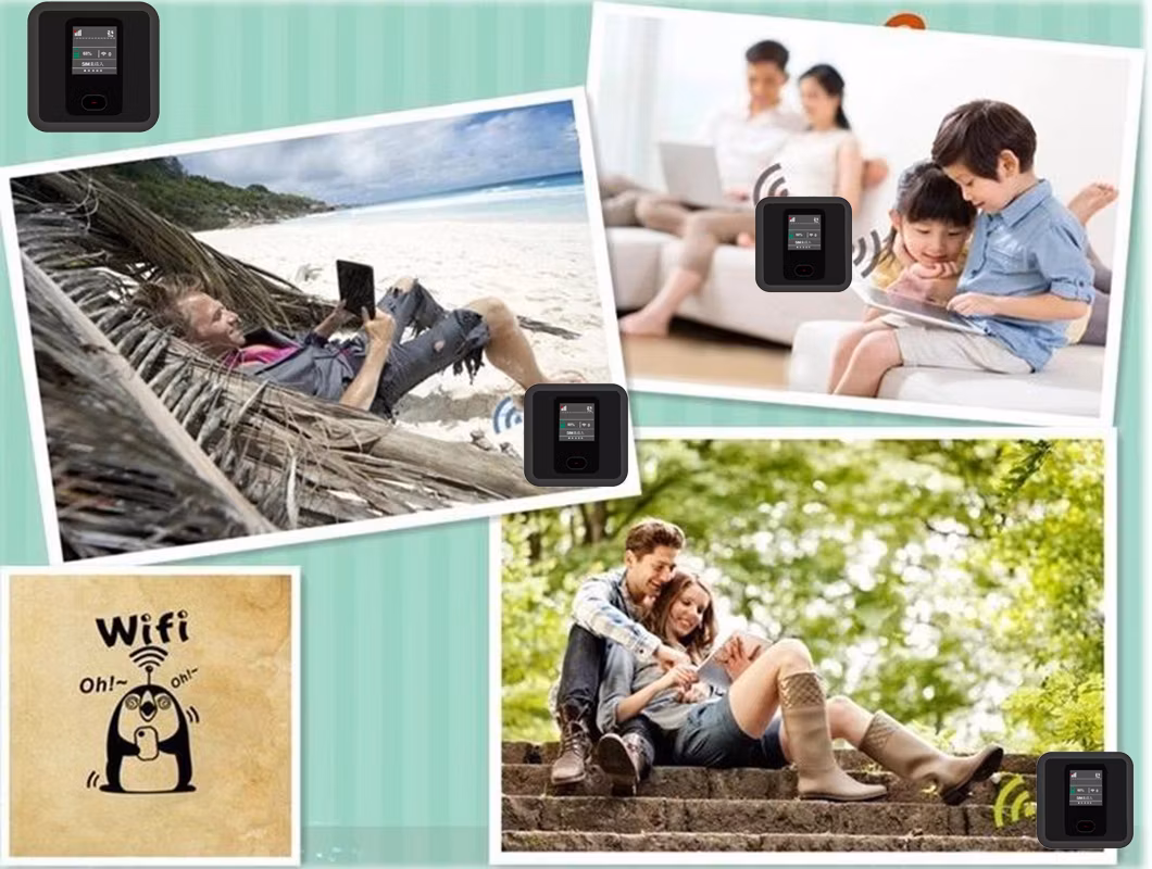Manufacturer Universal Portable Pocket Hotspot Esim Wireless Mifi with Qualcomm Mdm 9240 Chipset 4G 5g Mobile WiFi Router Frequency Can Be Customized