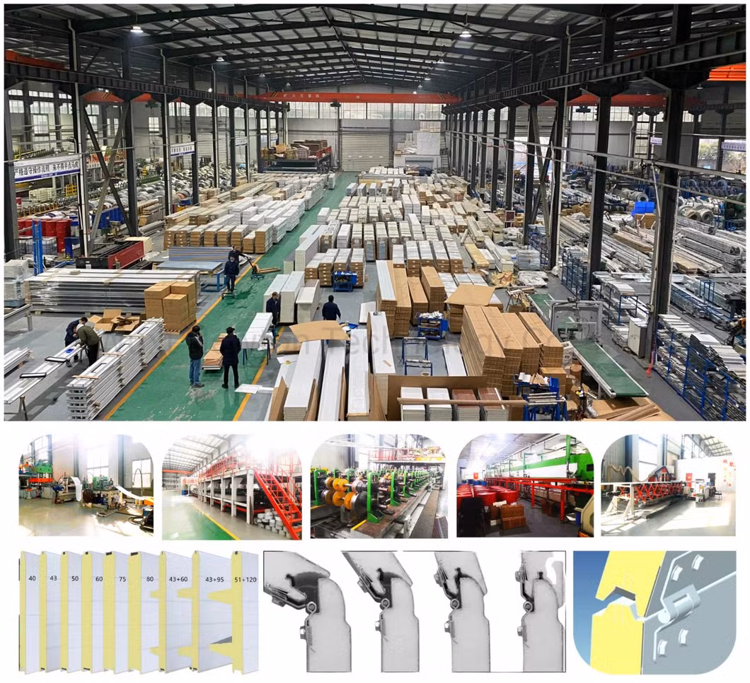 Hot Sell Europe Style Used Industrial Sliding Sectional Door