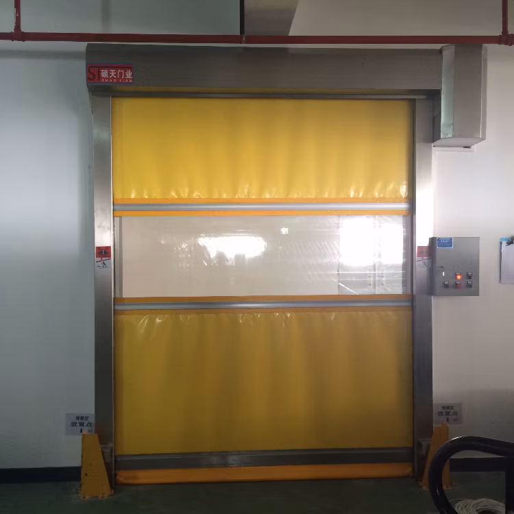 Industrial Rapid Speed PVC Fabric Fast Roller Door