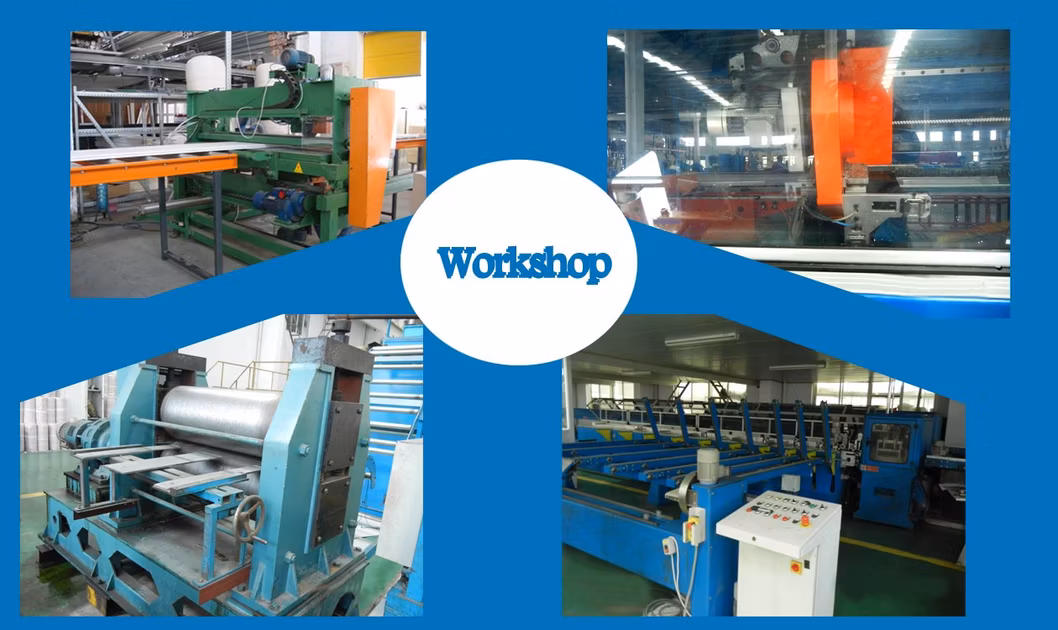 Double Commercial Metal Garage Door with Small Door