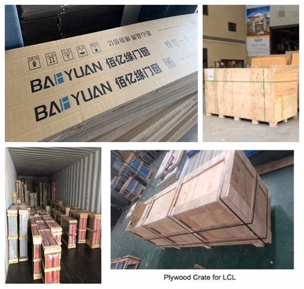 Byy-0925 Door Aluminum Full-View Transparent Frosted Black Mirror Glass Automatic Sectional Overhead Garage Doors