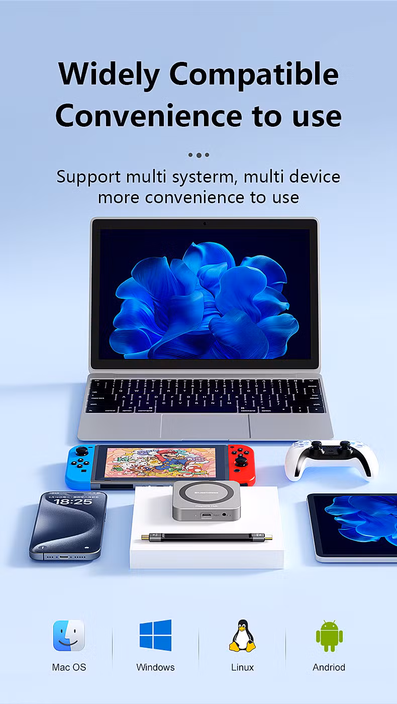 Wholesale OEM Magnetic 2230 Nvme M.2 SSD Enclosure, 10gbps USB C 3.2 to Nvme M.2 Adapter, Aluminum External SSD Case, Support M-Key B+M Key Uasp, OEM HDMI Dock