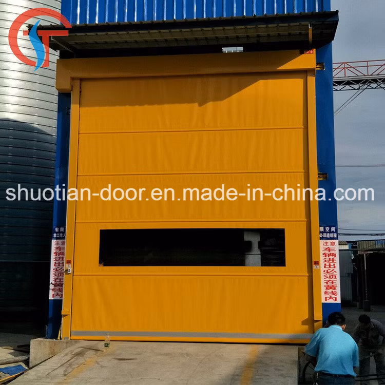 <a href='/puerta-de-alta-velocidad-de-pvc/'>Puerta de alta velocidad de PVC</a> eléctrico industrial, puerta enrollable de alta velocidad, puerta de persiana enrollable de alta velocidad (ST-001)