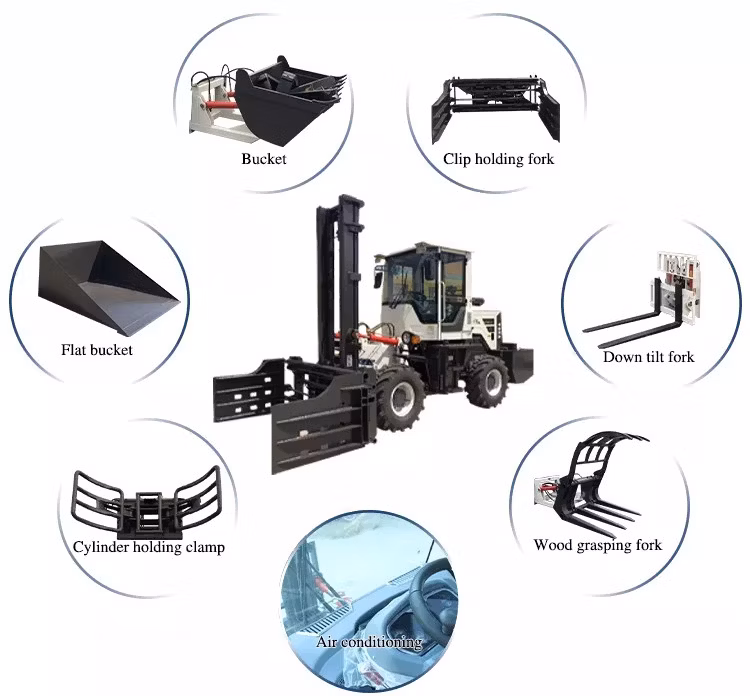 Toyota/Hangcha/Heli Telehandler Diesel Engine/Electric Rough Terrian Pickup Forklift Pallet Reach Truck Stacker Material Handling Equipment Philppiness Price