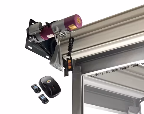 Factory Price Automatic Aluminum Alloy Steel Security Wind Resistant Thermal Insulated Gate Rolling up Roller Shutter Roll up House Warehouse Garage Dock Door