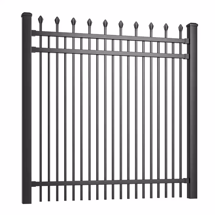 Security Steel Metal Wall Panel Picket Fence for House/Home/Barkyard/Pool/Factory/Land/Property/Garden/Road/School