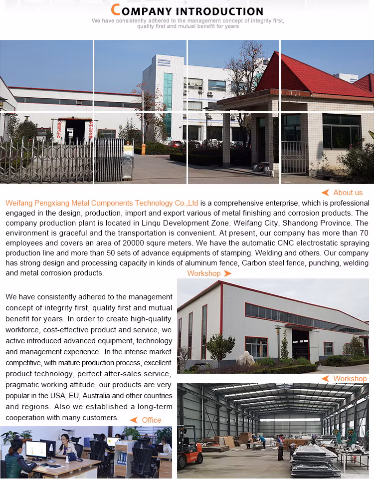 Decorative Aluminum Fence Gate for Residential, Industrial, Commercial
