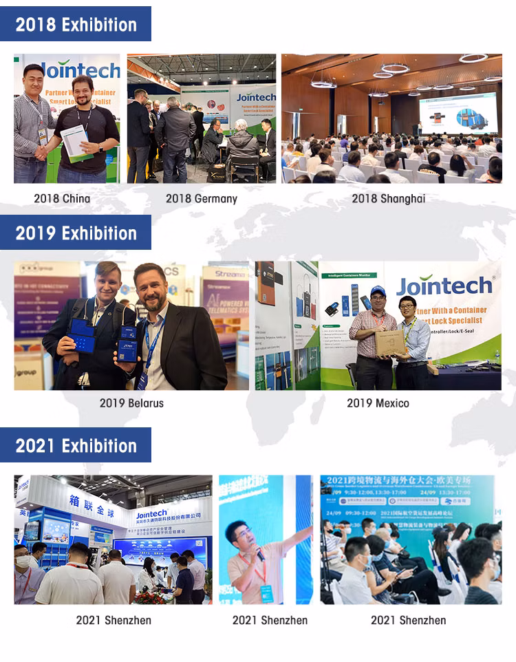 Jointech Jt701 Intelligent GPS Padock Container Logistic Security Eseal Container GPS Lock
