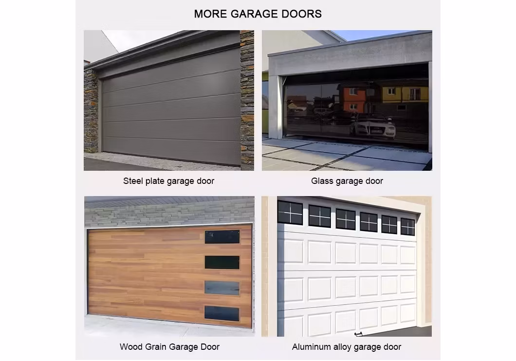 Industrial Sectional Overhead Garage Doors 42mm Panel Industrial Lifting Warehouse Door