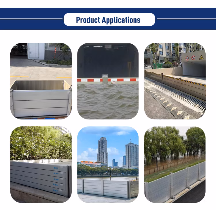 Customizable Aluminum Water Barrier for Doors and Entryways