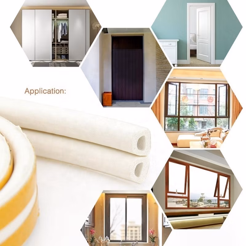 Soundproofing Rubber Seal for Doors &amp; Windows Self Adhesive