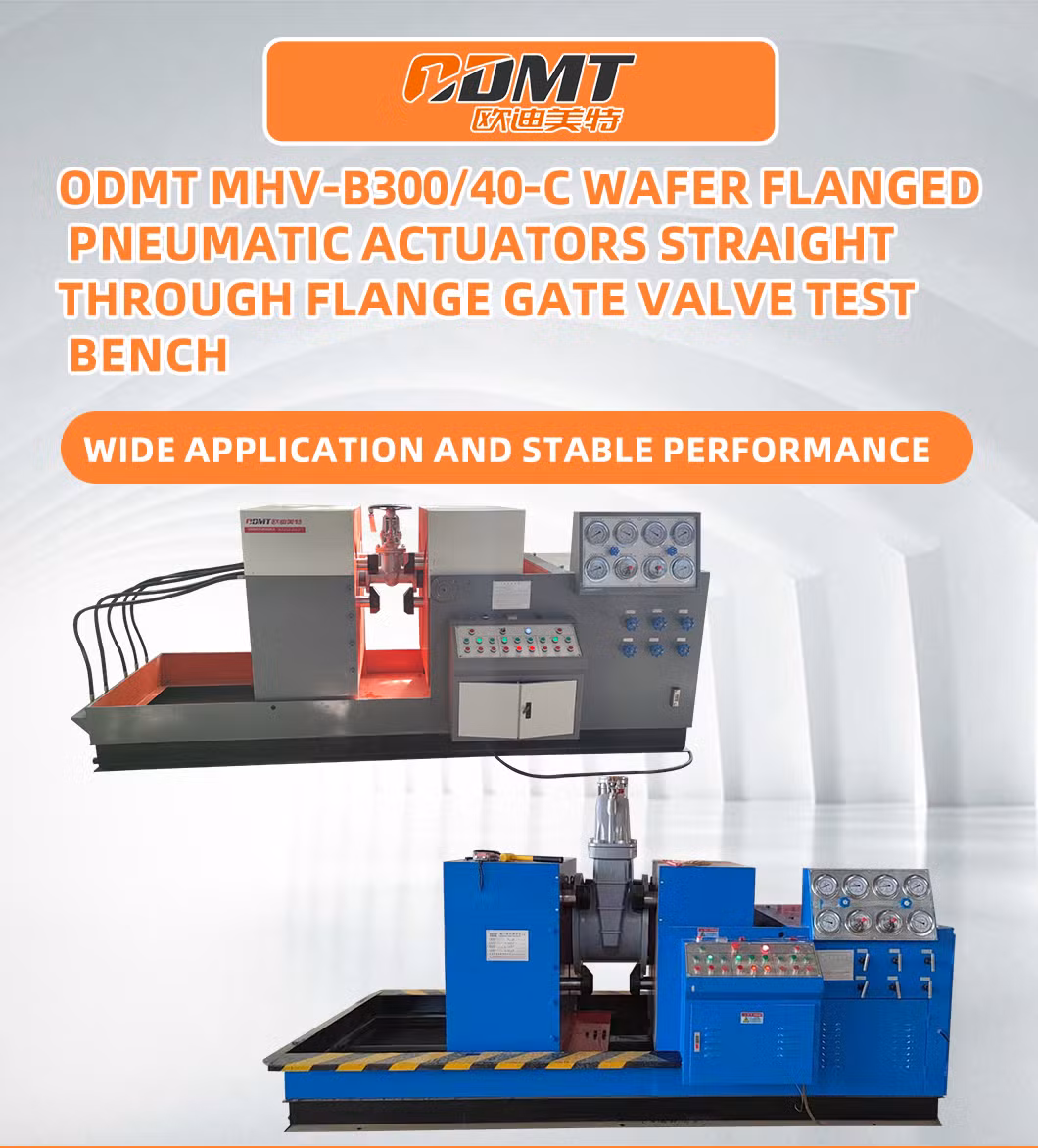 Fanged Valve Hydraulic Test Bench for Gate Valve Control Valve Ball Valve