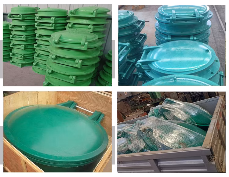 Fiberglass (FRP/SMC) Flap Gate with Check-Stop Valve Premium Outdoor Insulated Products