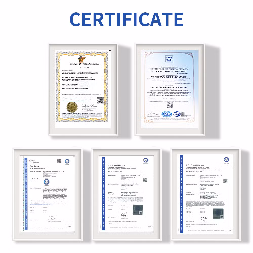 OEM Blister Cushions Gel Hydrocolloid Seal Bandages for Foot,