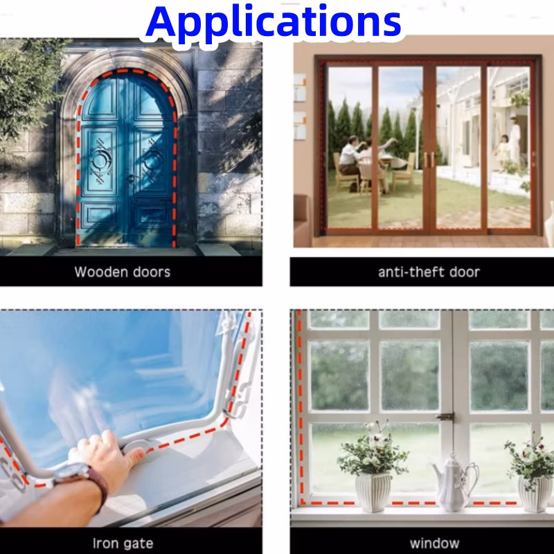 D/P/E/I Shaped Door and Window Sealant Rubber Strips