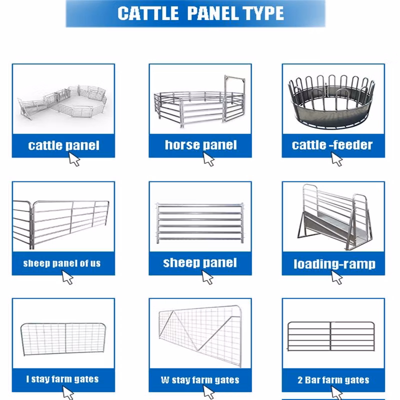 Galvanized Livestock Farm Fence Cattle Fence/Cattle Loading Ramp