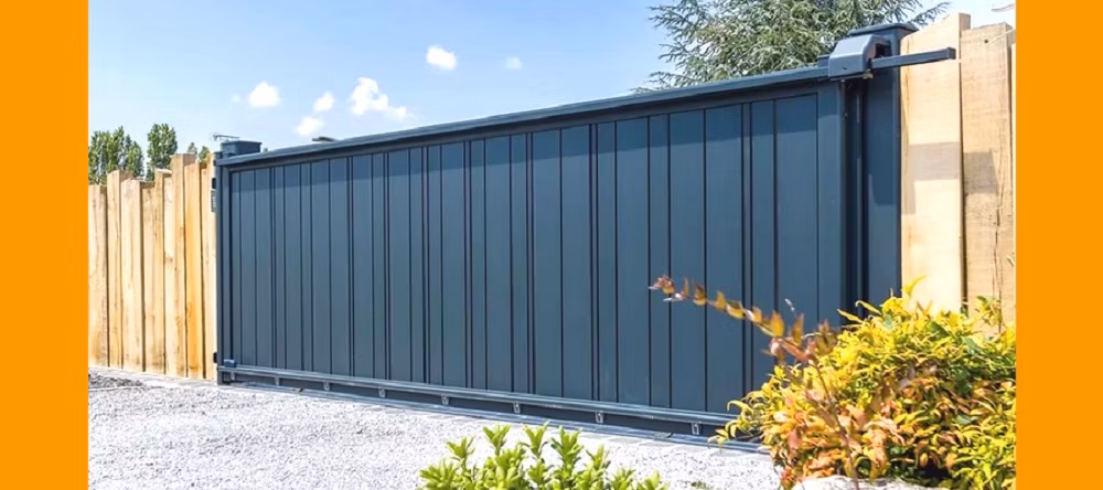 Automatic Retractable Metal Main Driveway Entrance Double Swing Opening Customized Garden Aluminum Sliding Compound Wall Gates for Villa Entrance Designs