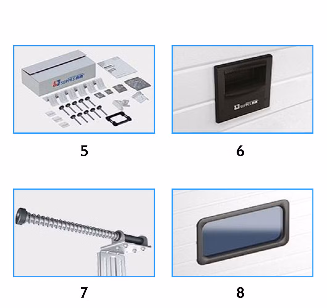 Automatic Vertical Lift Slide Sectional Door Warehouse Overhead Industrial Sectional Doors