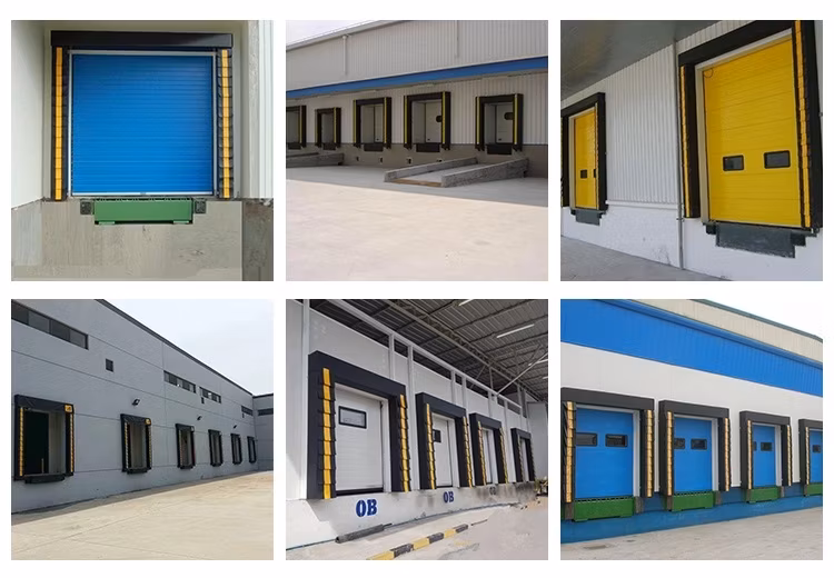 Insulated Pad PVC Fabric Loading Dock Weather Door Seal for Warehouse Loading Bay