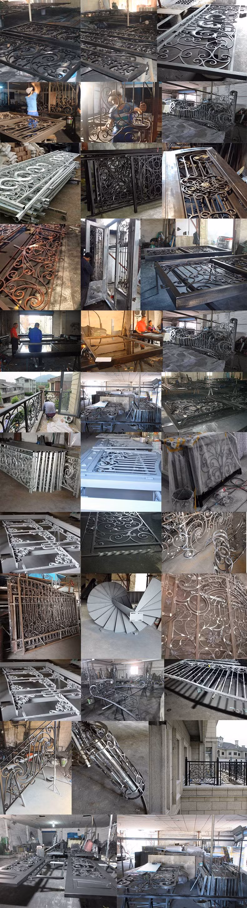 Iron Gate Designs Simple for Industrial and Commercial Used Main Iron Gate