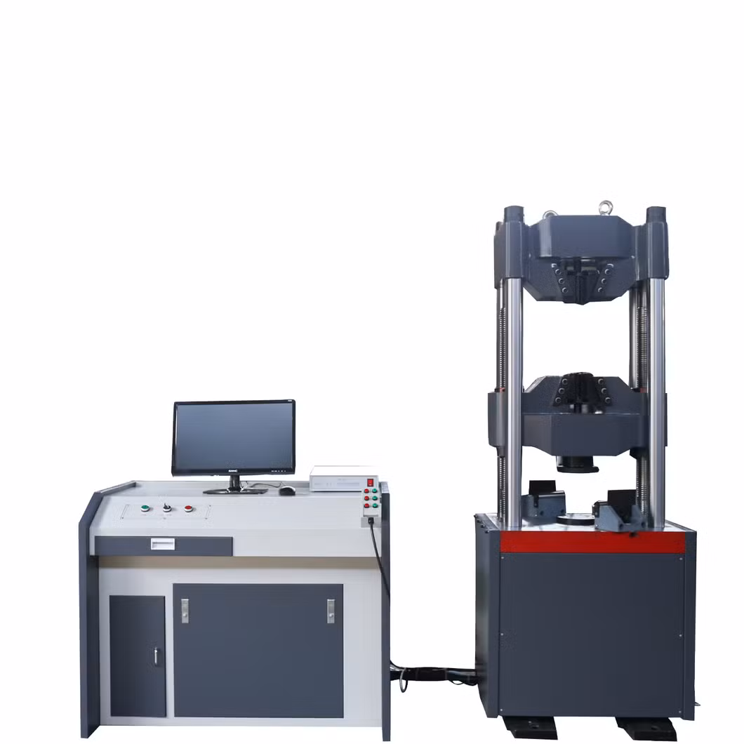 Waw-1000e 1000kn Computerized Electro-Hydraulic Servo Universal Testing Machine Is Used for Tensile, Compression, Bending Test of Metal, Steel, Rebar.