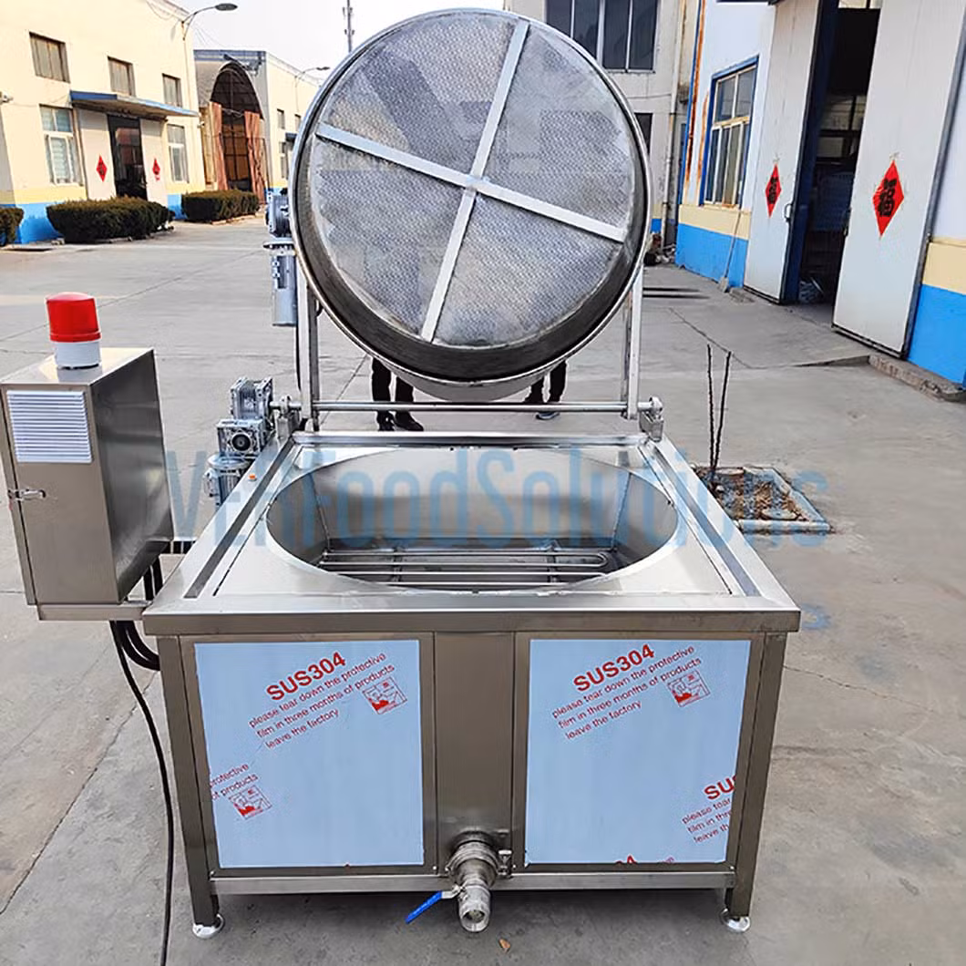 Factory Sales Pakoras/Breaded Ethnic Foods	Batch Industrial Fryer Machine for Meat Preparation