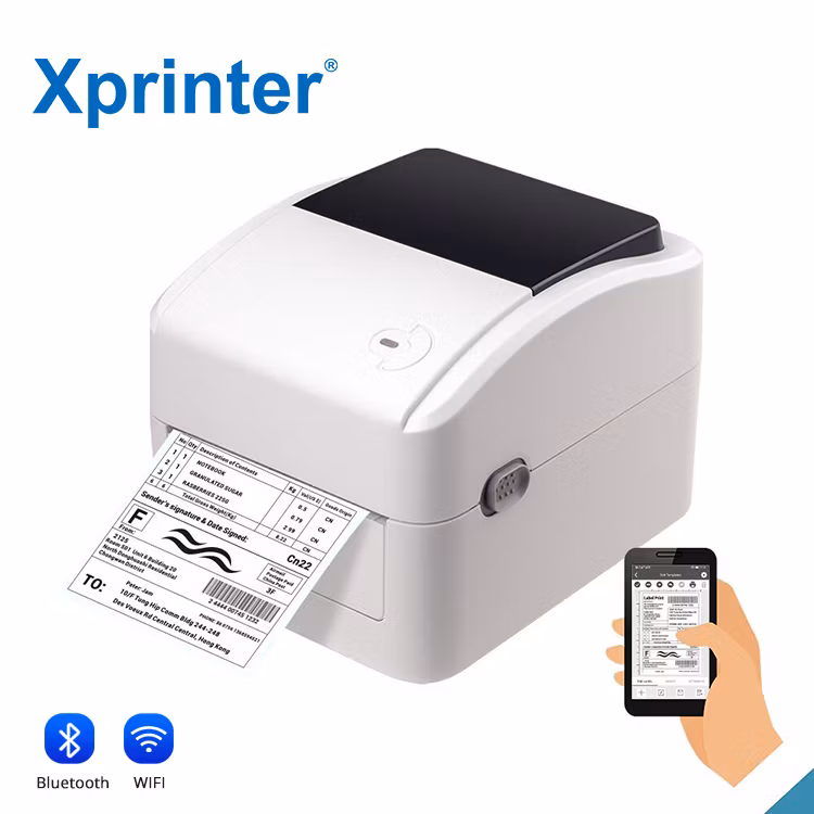 Xprinter XP-P324B Mini Thermal Printer Impresora Mini Label Printer