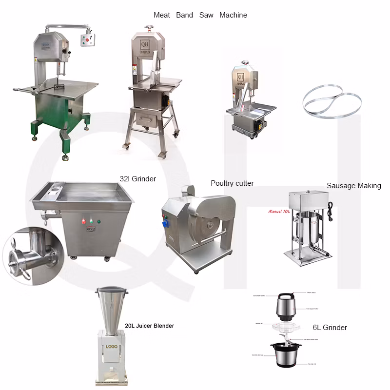 Manufacturer Grinder Machine / Bone Saw / Slicer / Blender / Mixer / Juicer / Sausage Filling Machine / Chicken Nuggets Cutter / Meat Cutting Machine Online