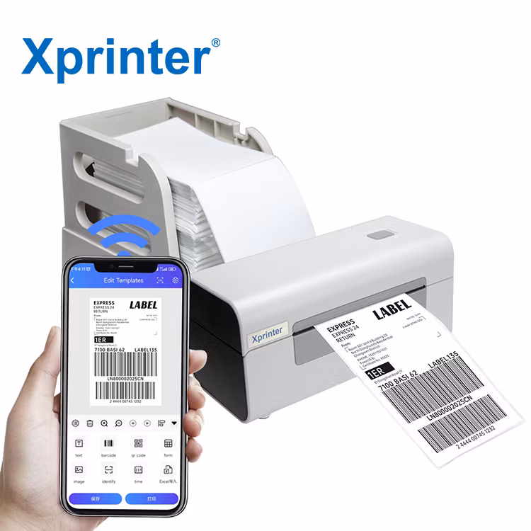 Xprinter XP-P324B Mini Thermal Printer Impresora Mini Label Printer