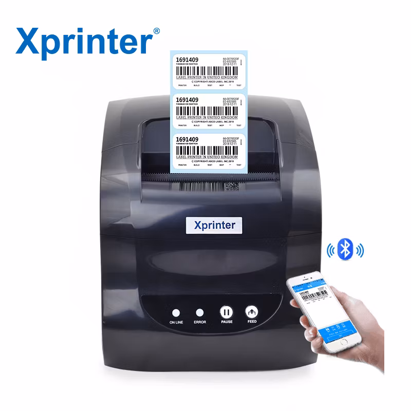 Xprinter XP-P324B Mini Thermal Printer Impresora Mini Label Printer