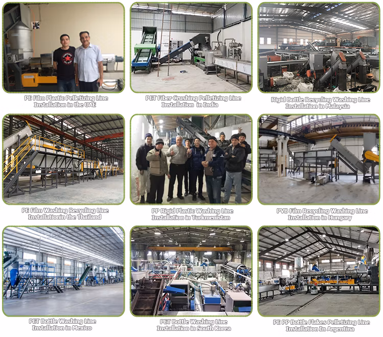 PP PE Milk Bottles Plastic Buckets Baskets Crushing Washing Recycling Machine