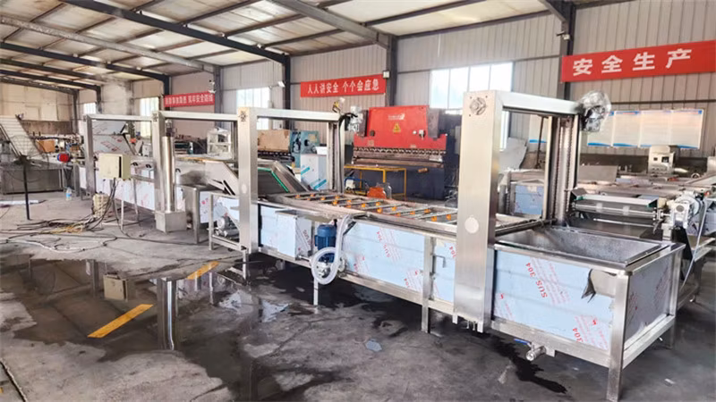 Industrial Gas Heating Chicken French Fries Deep Continuous Frying Machine Potato Banana Chips Electric Type Fryer Machine Price on Sale Food Snack Machinery