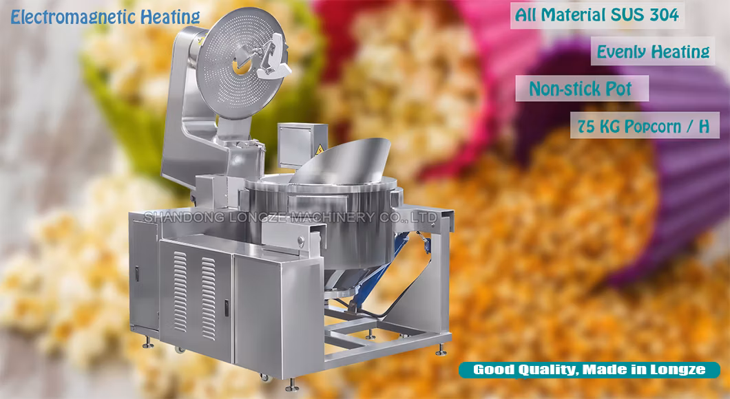 Electric Industrial Popcorn Popping Machine Kettle Corn Machine Price Price for Sale