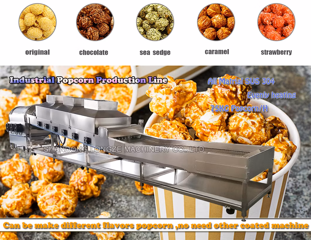 Electric Industrial Popcorn Popping Machine Kettle Corn Machine Price Price for Sale