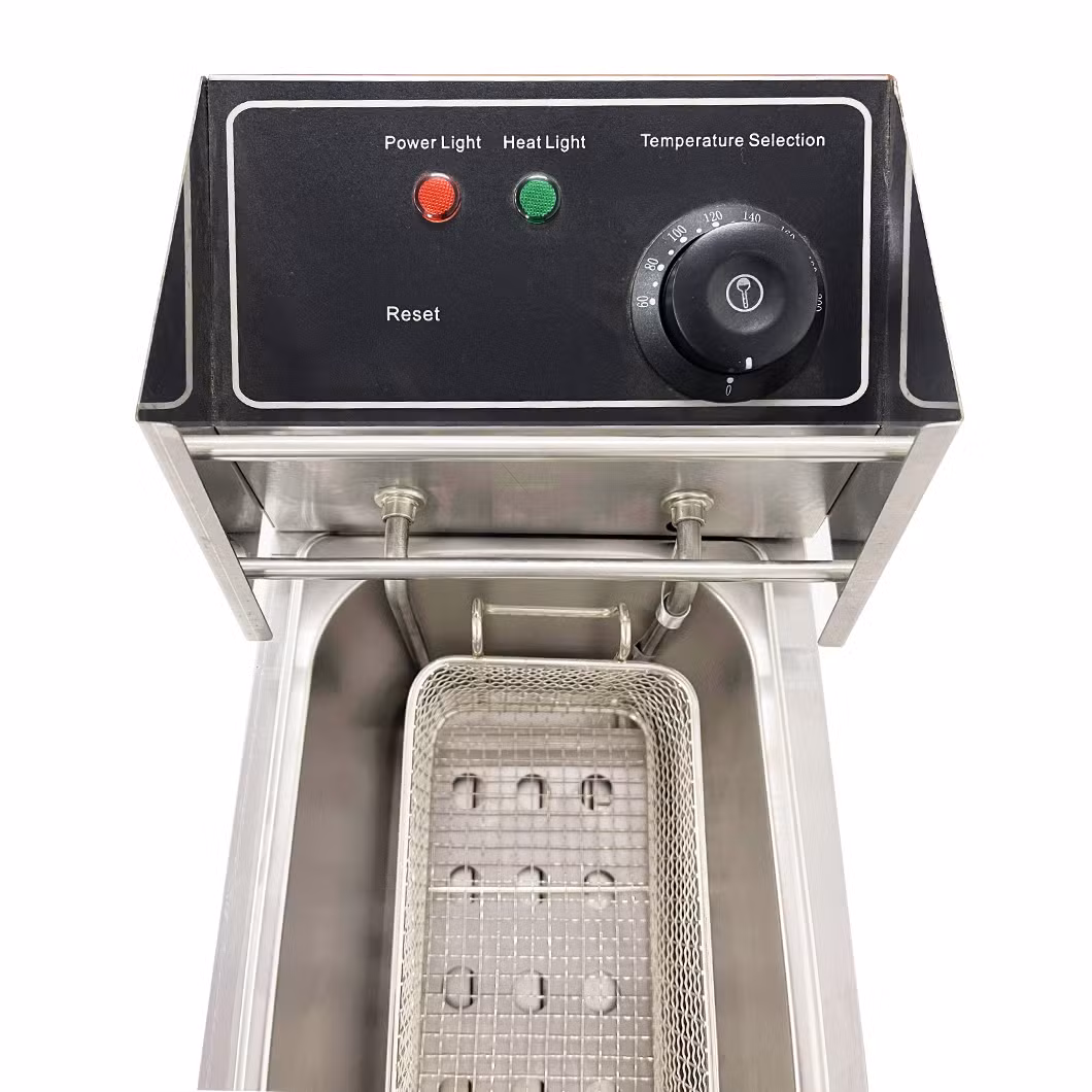 Lida 80 Electric 1-Tank Fryer 1 Basket Chicken Legs Fryer Chips Fryer