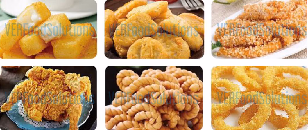 China Factory Heavy-Duty Chicken Nuggets/Tenders/Wings Continuous Fryer Machine for Food Process