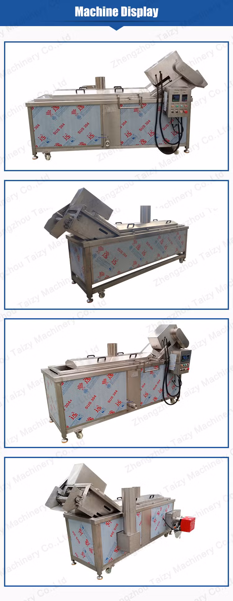 French Fries Frying Machine Potato Chips Chicken Wings Frying Machine
