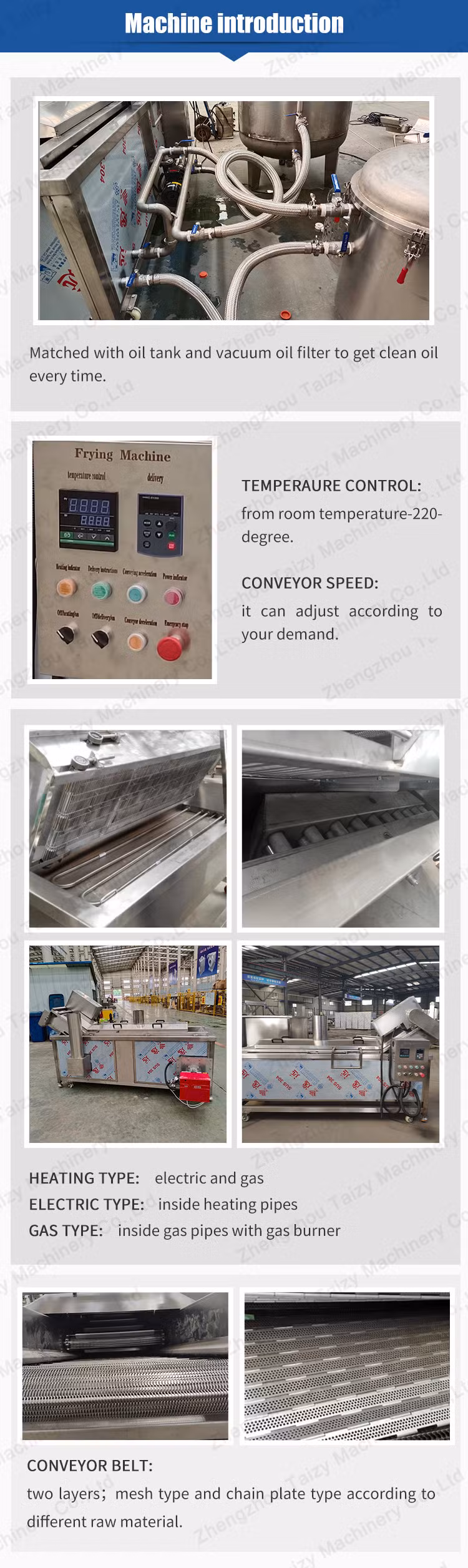 French Fries Frying Machine Potato Chips Chicken Wings Frying Machine
