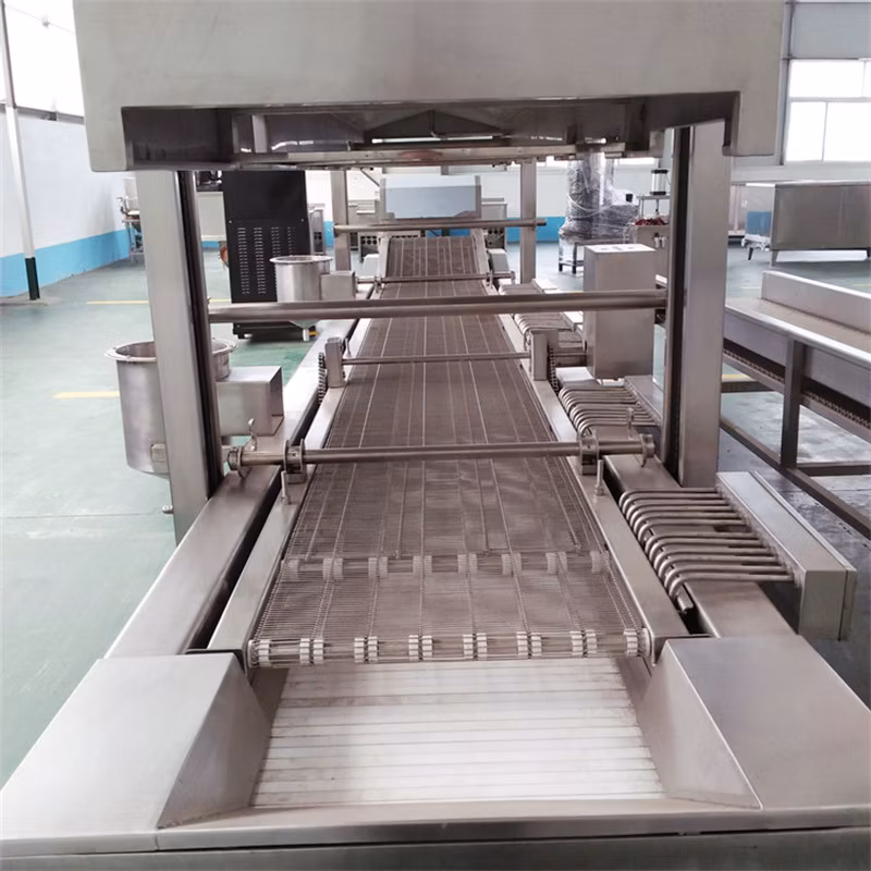 Industrial Gas Heating Chicken French Fries Deep Continuous Frying Machine Potato Banana Chips Electric Type Fryer Machine Price on Sale Food Snack Machinery