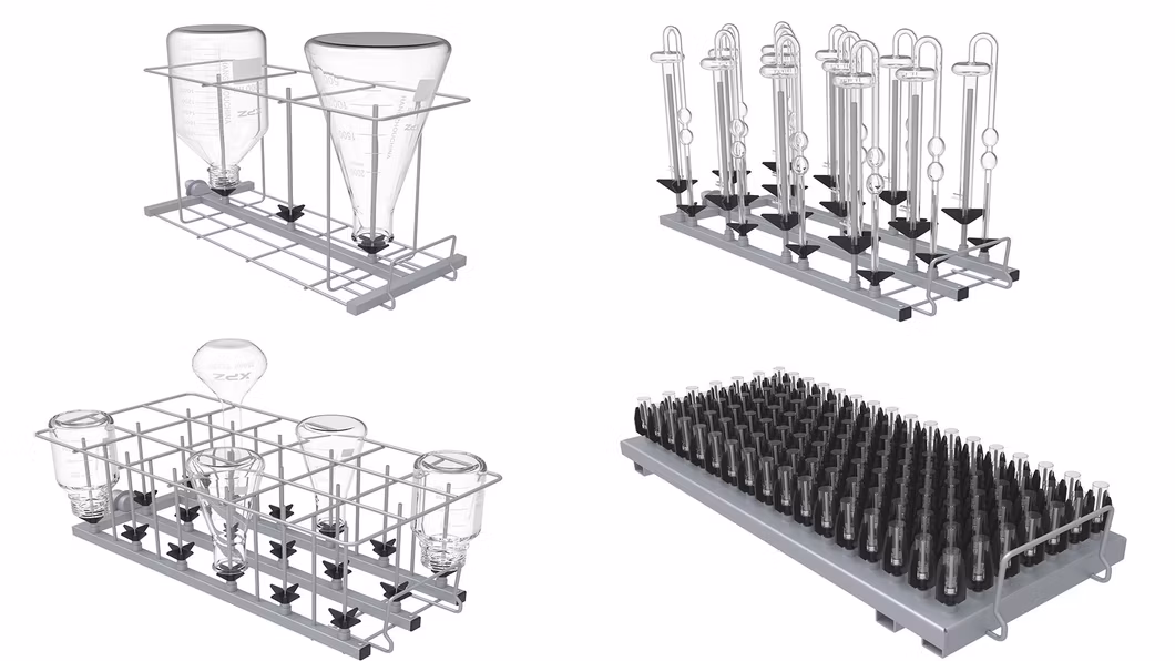 Laboratory Glassware Washing Machine with Basket Recognition Can Place 2-3 Layers of Baskets to Wash 168 Petri Dishes
