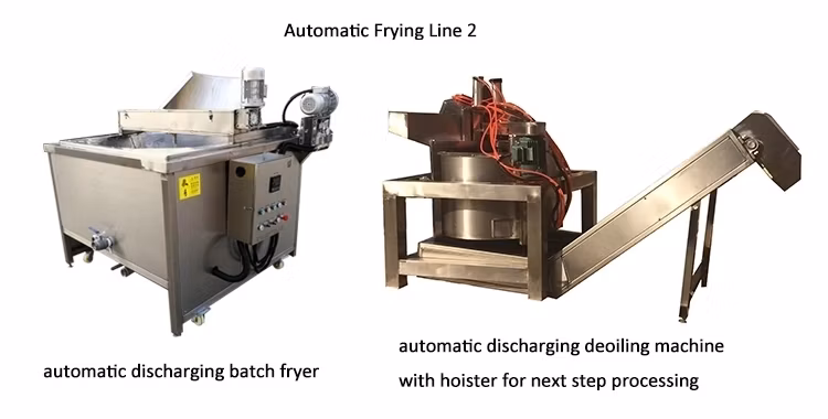 Top Quality Continuous Frying Machine Chips Fryer Used in Industrial