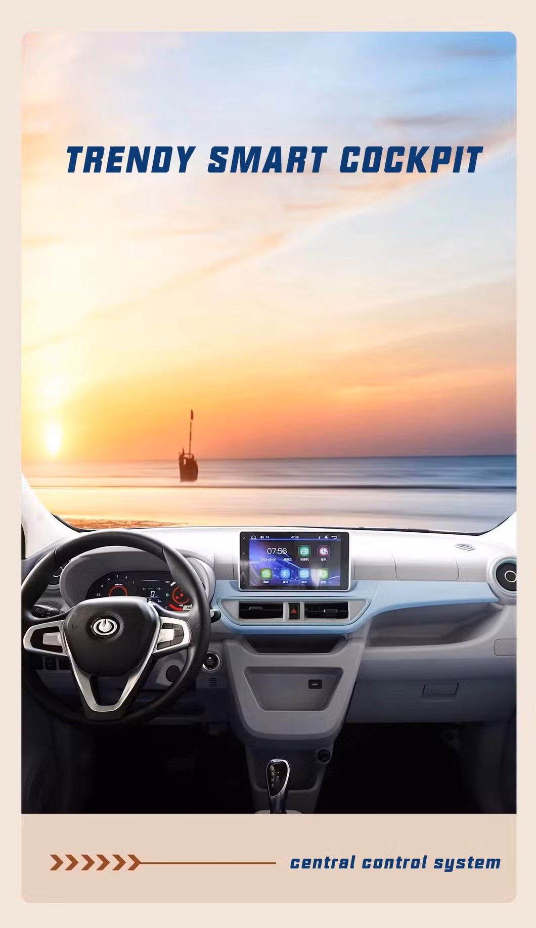 5doors 4seats New Electric Cars Made in China 4-Wheel High-Quality EV Vehicle Cheap Electric Car New Energy