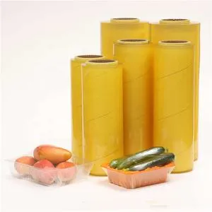 Mantener los alimentos frescos envoltorio plástico/PVC Film transparente rollo Jumbo para uso alimentario/suave Envoltura de alimentos